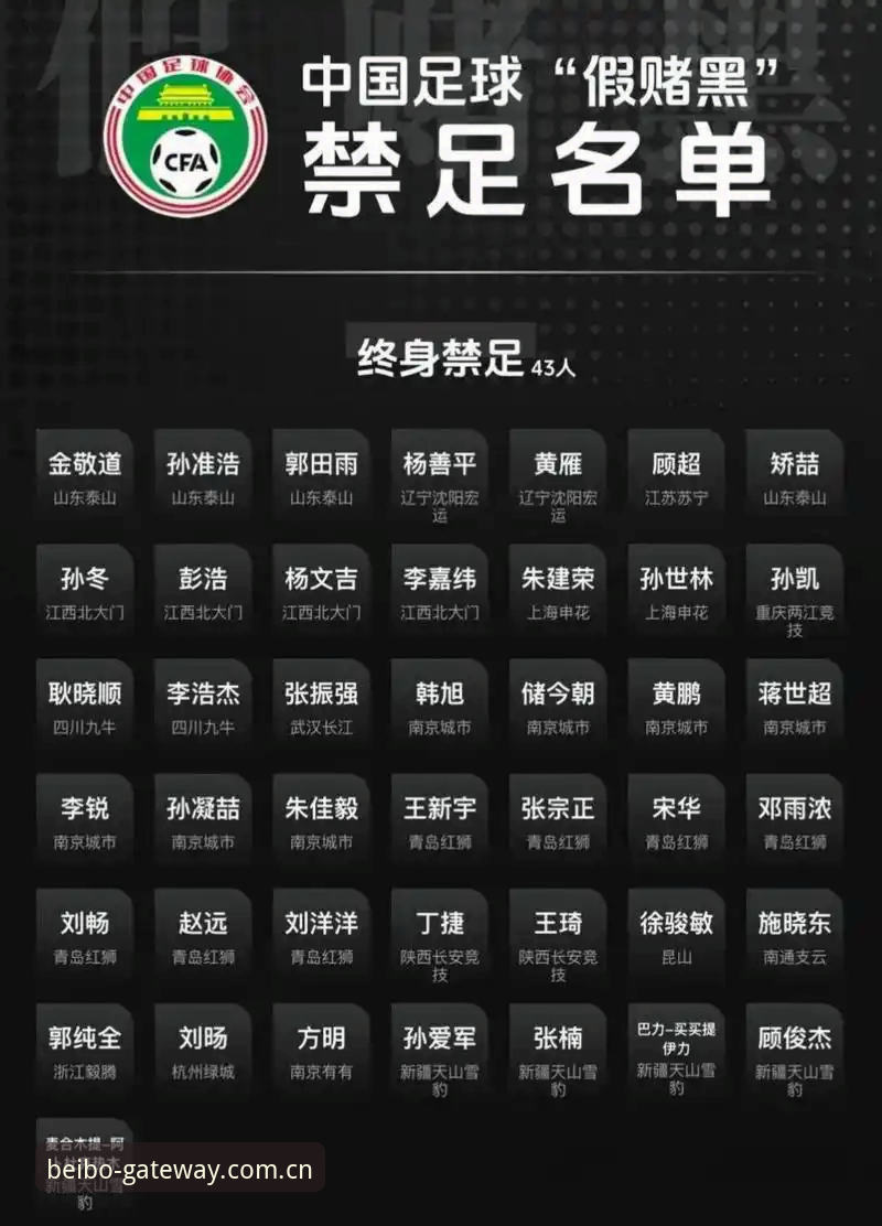 3大看点解析足协第三批禁足名单，贝博体育平台老用户带你回顾这场震撼风暴